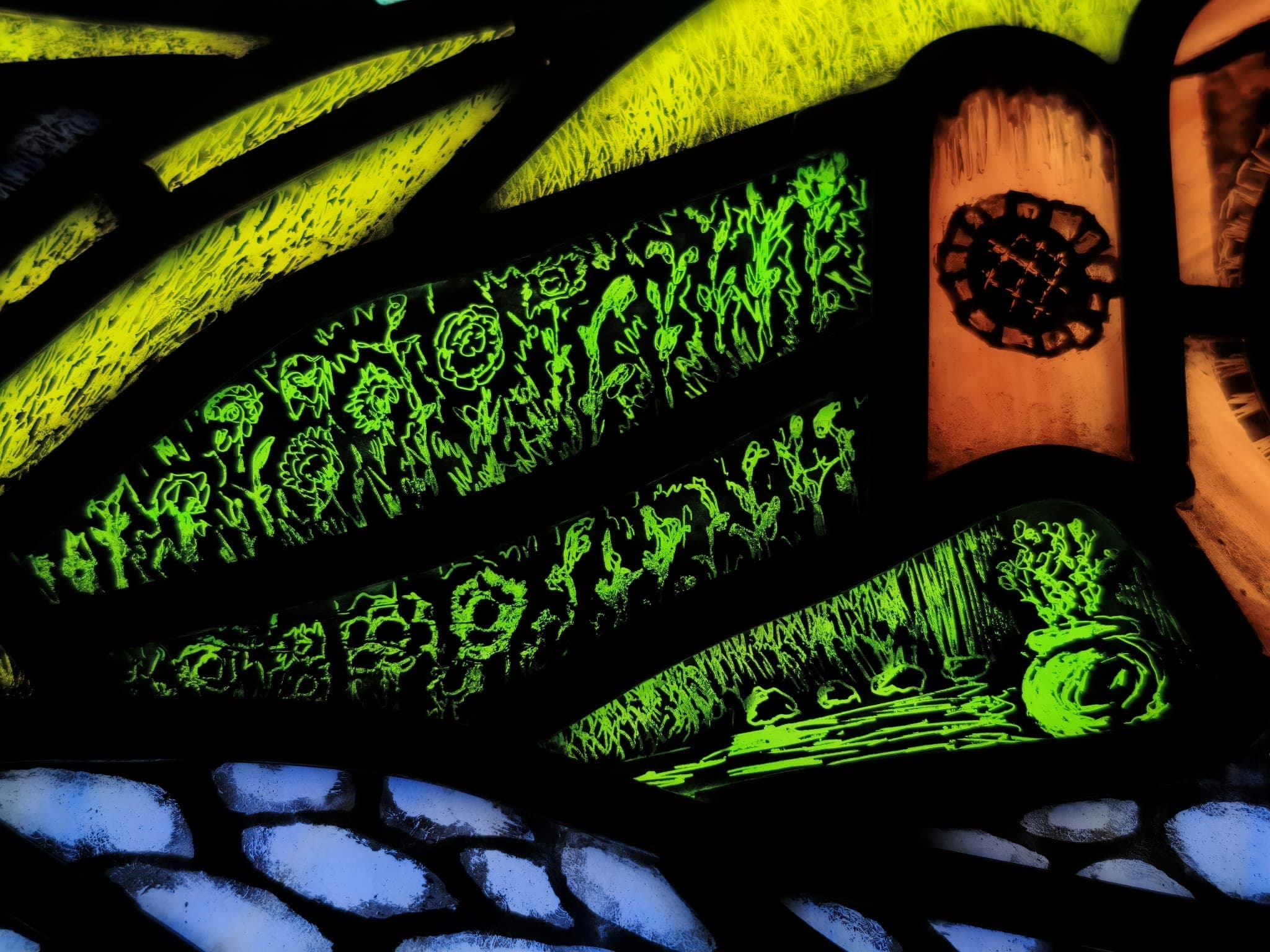 Lampa witrażowa "Władca pierścieni" - zdjęcie 4